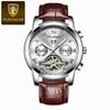 TikTok Trending Men's Automatic Waterproof Stainless Steel Luminous Skeleton Watch
