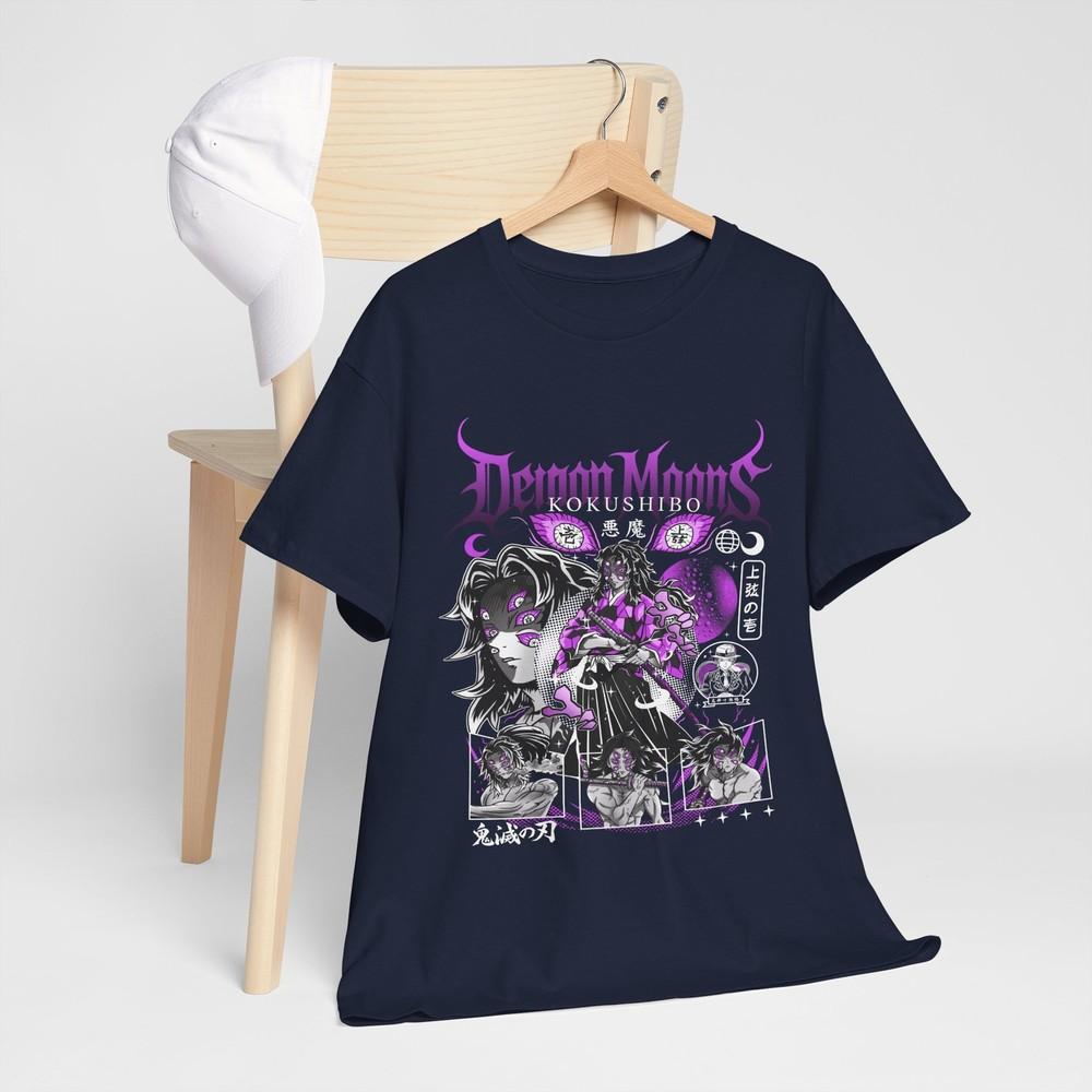 Kokushibo T Shirt Demon Slayer Unisexga Kimetsu No Yaiba Best Anime Gift Shirt M
