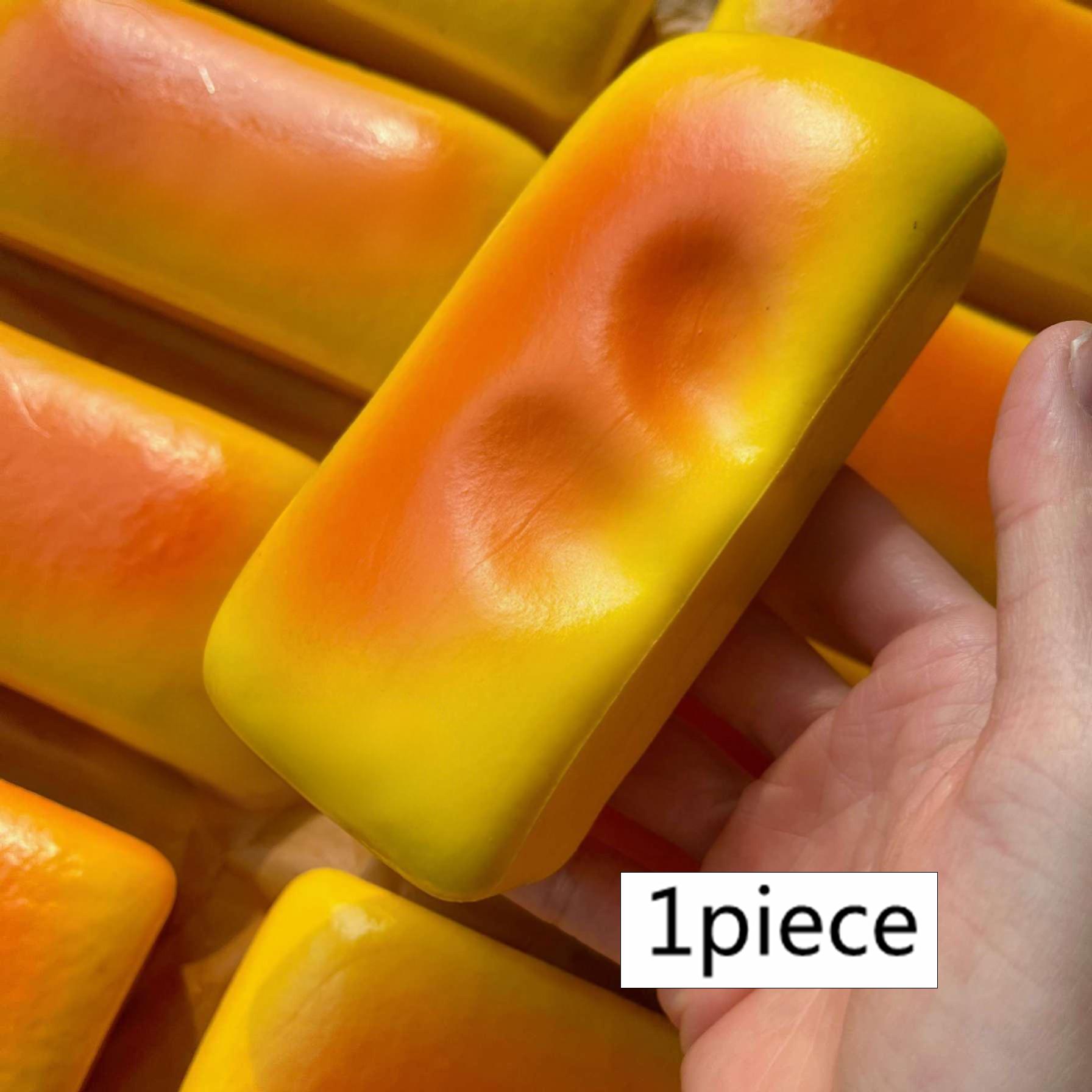 

Cheese Bread Slow Rising Soft Squishy Toys Anti Anxiety Squeeze Fidget Toys Anti Stress Asmr Sensory Toys For Kids & Adults