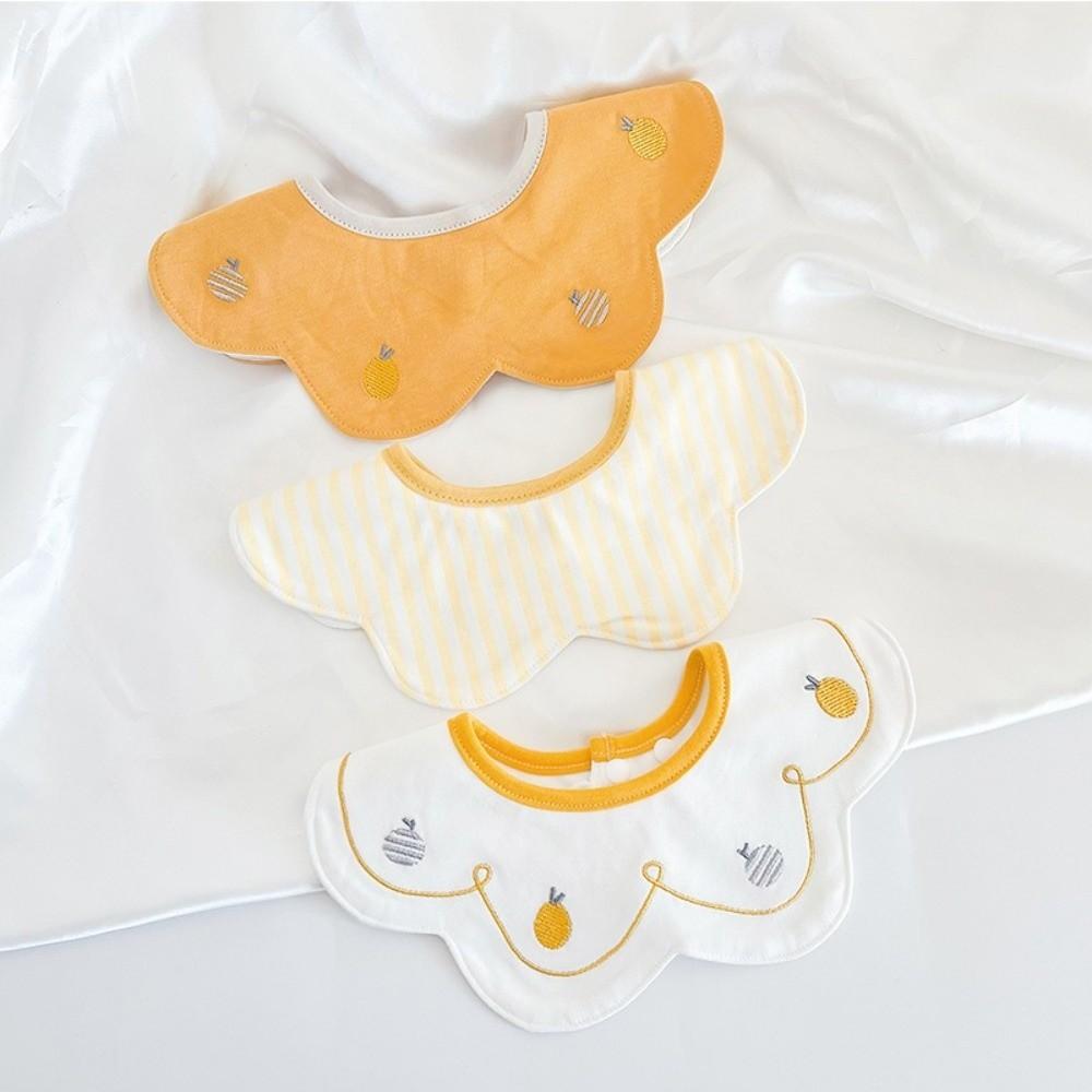 3pcs Set Breathable Drool Bibs Absorbent Bibs for Baby Girl Boy Baby Bib  Infant Daily Wear