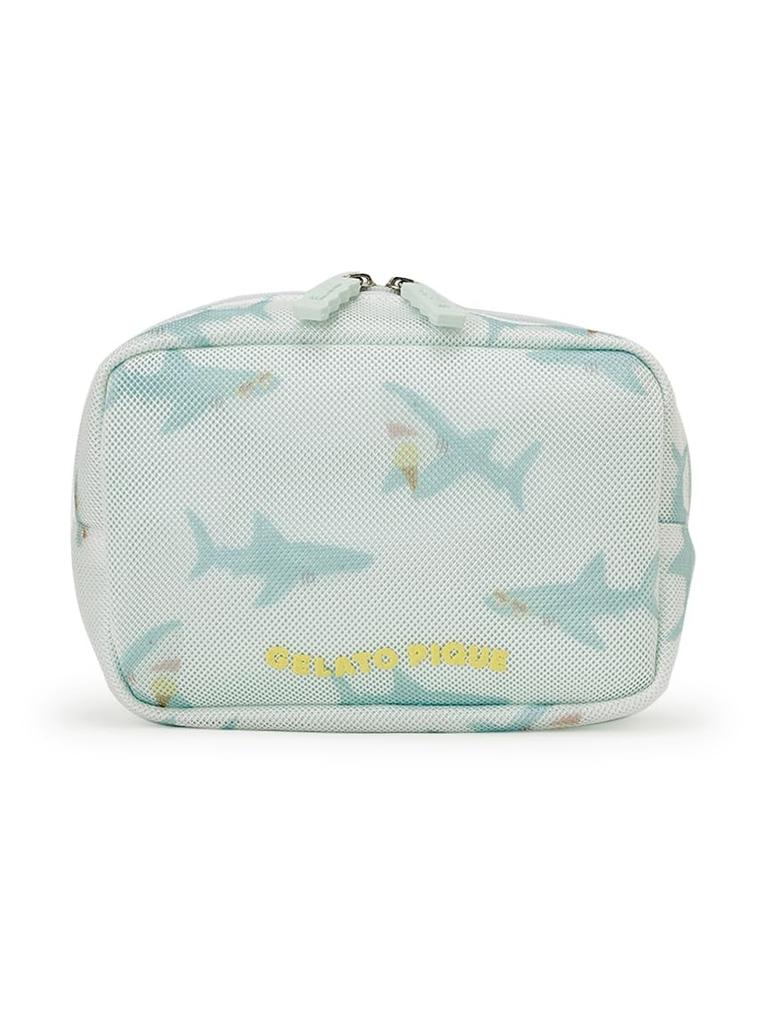 Gelato Pique SHARK Mesh Pouch PWGB252577 MNT