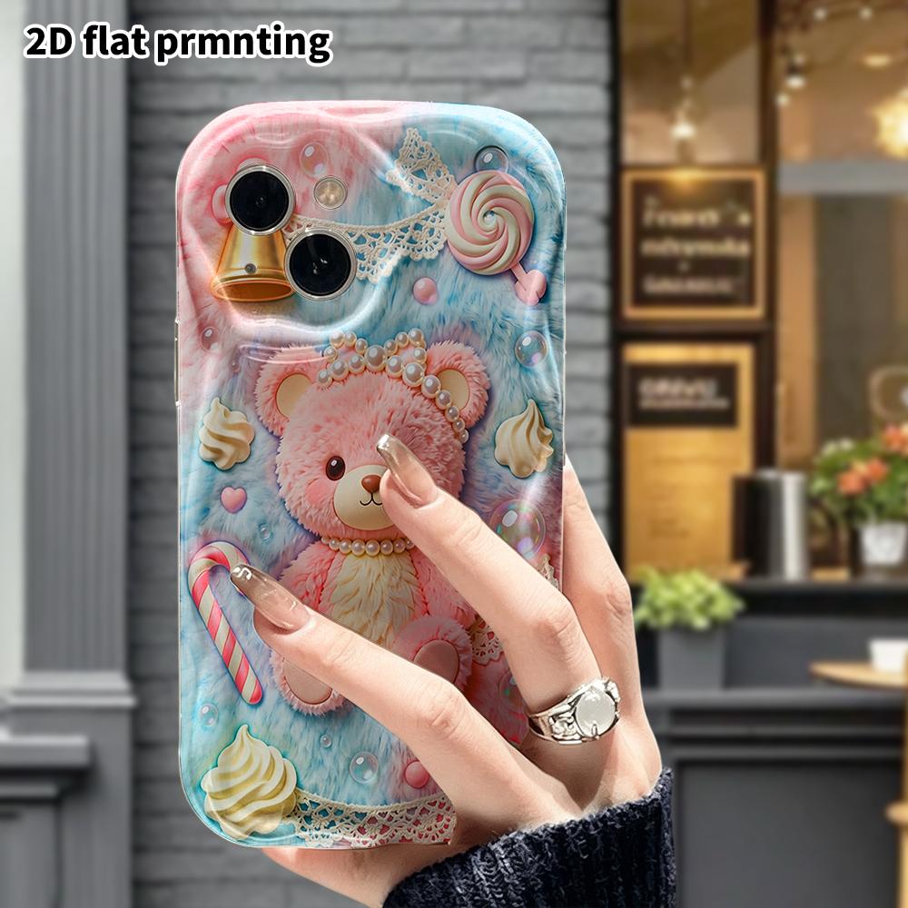 Phone Case: 2D Flat, Suitable for iPhone 18 17 16 15 14 13 12 Pro, Phone Decoration, Gummy Bears, Perfect Christmas and Halloween Festival Gift