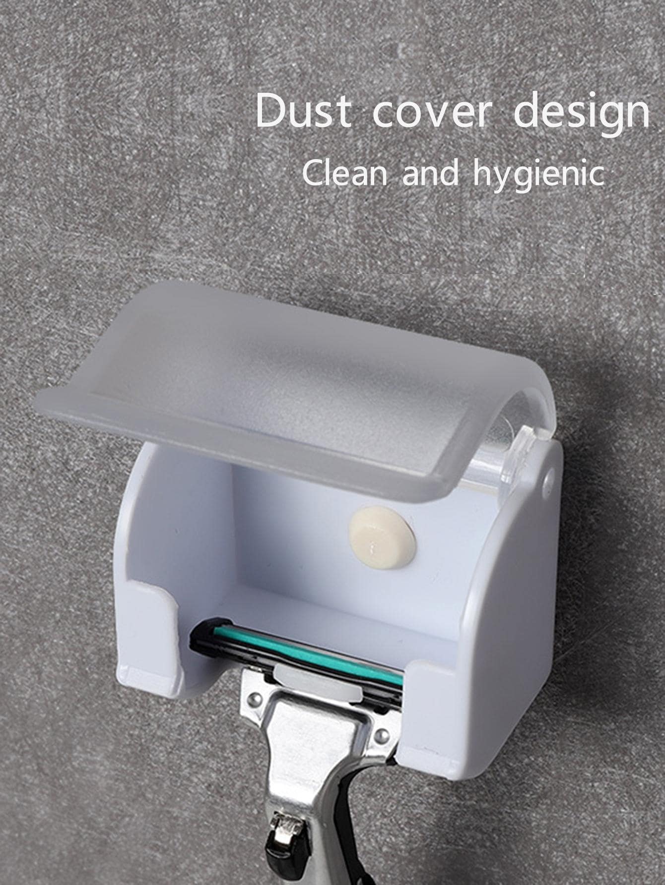 

1 шт. - Мужская бритва, кисть, держатель лезвий, хранение, присоска для стены в ванной, крючок на присоске, подставка, вешалка, полка, пыль белый