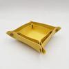 Nordic PU Leather Desktop Tray for Jewelry, Cosmetics, & Keys