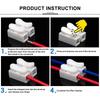 10PCS  Wire Connectors CH-2 CH-3 No Solding Welding Quick 2P 3P Cable Wire Connector No Screw Terminal Block Spring Clamp
