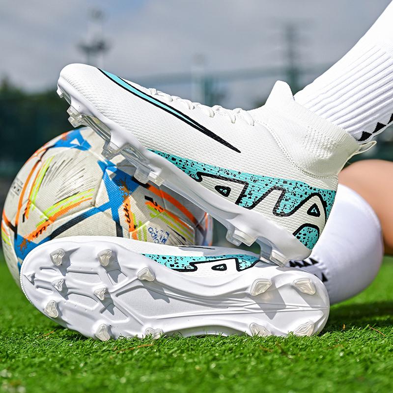 Ghete Noi de Fotbal pentru Antrenament Bărbați Copii Glezne Crampoane Pantofi de Fotbal Gazon TF/FG Meci Vânzare Fierbinte Calitate Înaltă Futsal Sport Interior