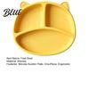 Suction Food Bowl for Kids Silicone Plate Toddlers Cute Bear Shape Unbreakable Divided Baby Feeding Bowl Non Slip Tray Infants And Set 6 Months To 3