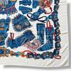 Used Hermes God of War Mars Carre 140 Cashmere Silk Carre Geant