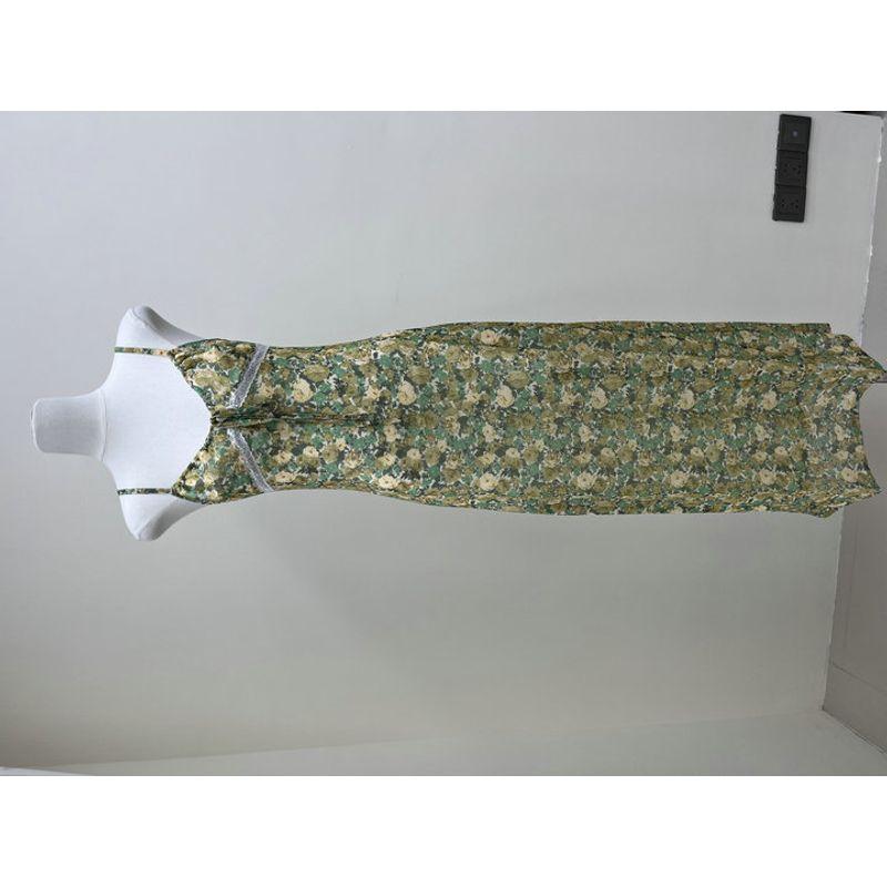 

2025 Summer New Heart Gentle Floral Lace Elements Mesh Dress Romantic Atmosphere Long dress No. 2 color M