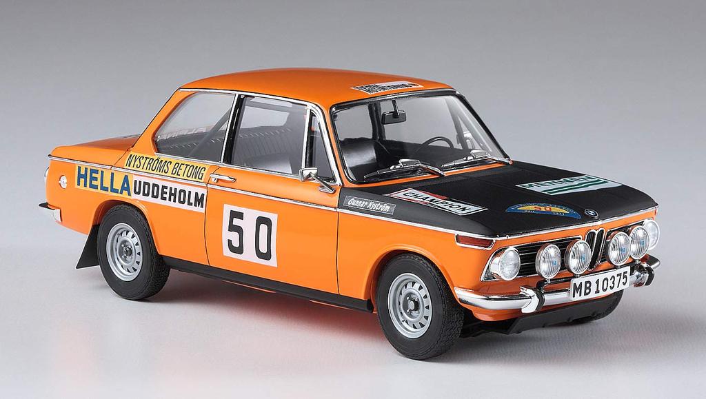 Hasegawa BMW 2002ti 1971 Swedish Rally Plastic Model 20381 1/24
