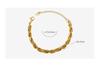 Personalized Women's Thick Chain Bracelet - Titanium Steel, 18K Gold Plated, Hypoallergenic, Niche Design.