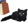 Black Cat Figurine Halloween Cat Animal Home Sculpture Decorative Table Centerpieces For Window Shelf Desk Fireplace Mantel