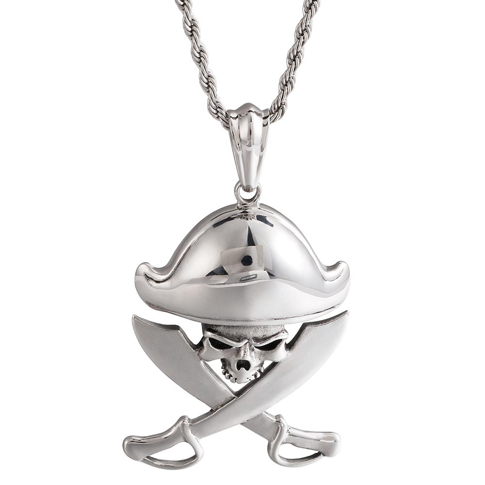 Collana Vichingo Uomo - Acciaio Inox, Ciondolo Nodo Celtico. Lunghezza 55+5cm, Vintage - Foto 4