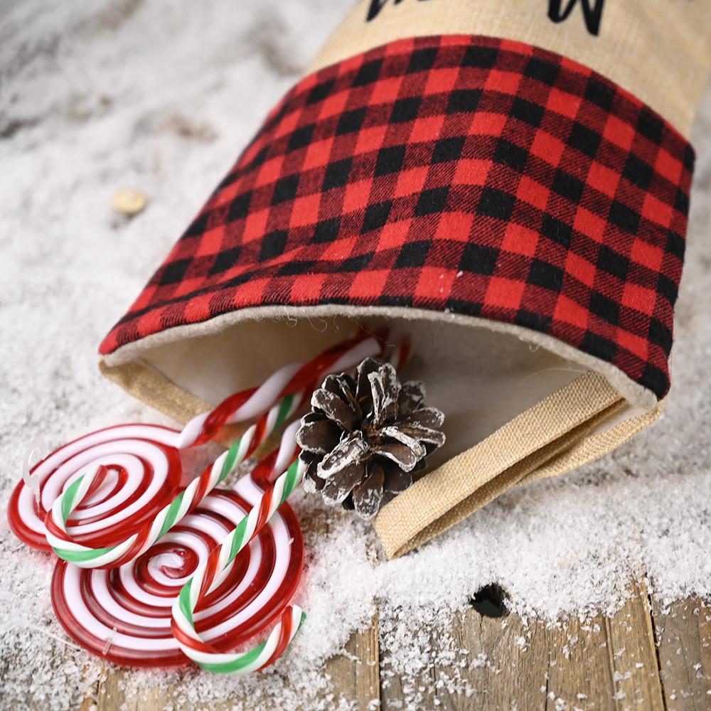 Whimsical Forest Santa Car Christmas Stockings Great For Festive Childrens Gifts