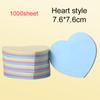 1000sheet Sticky Note Teaching Incentive Supplies Office Study Notes Fluorescent Color Student Sticky Notes Tear-off Message TMZ