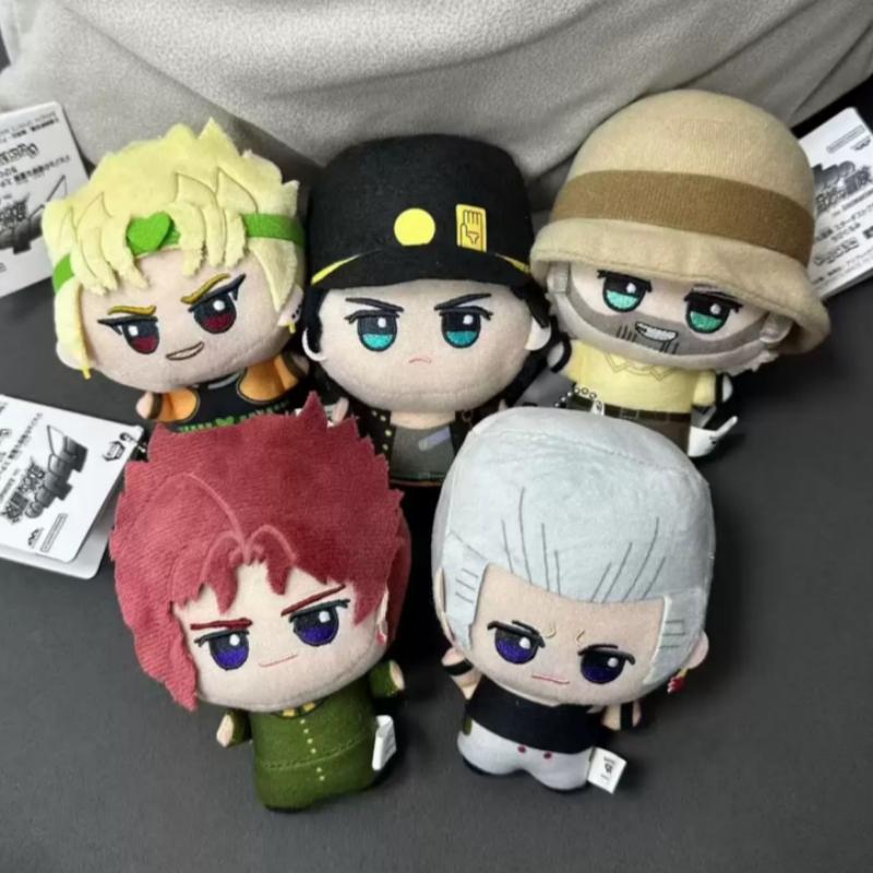 Anime JoJo Abenteuer Plüsch Schlüsselanhänger Kujo Jotaro Baumwollpuppe Plüschtier Kawaii Kakyoin Noriaki Spielzeug Anhänger Fans Geschenke Polnareff Niedlich