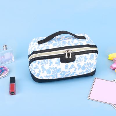 Travel Makeup Bag for Women Girls Waterproof Cosmetic Bag Large Capacity Make Up Organizer with Handle Travel Shopping Bag