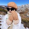 Women Autumn Winter Thick Plush Gloves Cute Furry Warm Mitts Full Finger Touchscreen Mittens Outdoor Sport Female Gloves