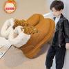 Children's cotton shoes boys 2025 new winter velvet children's Martin thickened short boots warm boots snow