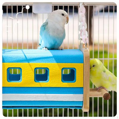 Parrot Hammock Bird Hanging House Multifunctional Toy Resting Hut Sleeping Bed Nest for