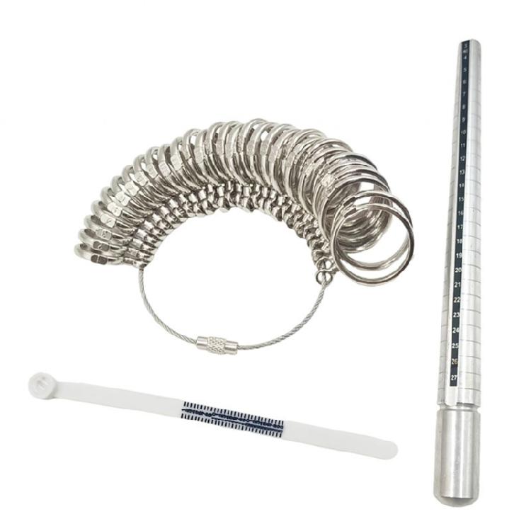 User Friendly Ring Sizer Instrument Featuring Metal Build for Convenient and Precise Jewelry Fit Assessment