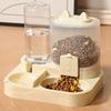 Gravity-Fed Automatic Feeder Dog Cat Food Bowl With Water Dispenser Large Capacity Pet Food Storage Dispenser Pet Supplies