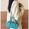 Solid Color Jelly Hobos Handbag Casual Dirty Resistant Crossbody Bag Pvc Waterproof Crossbody Satchel Cosmetic Storage Bag