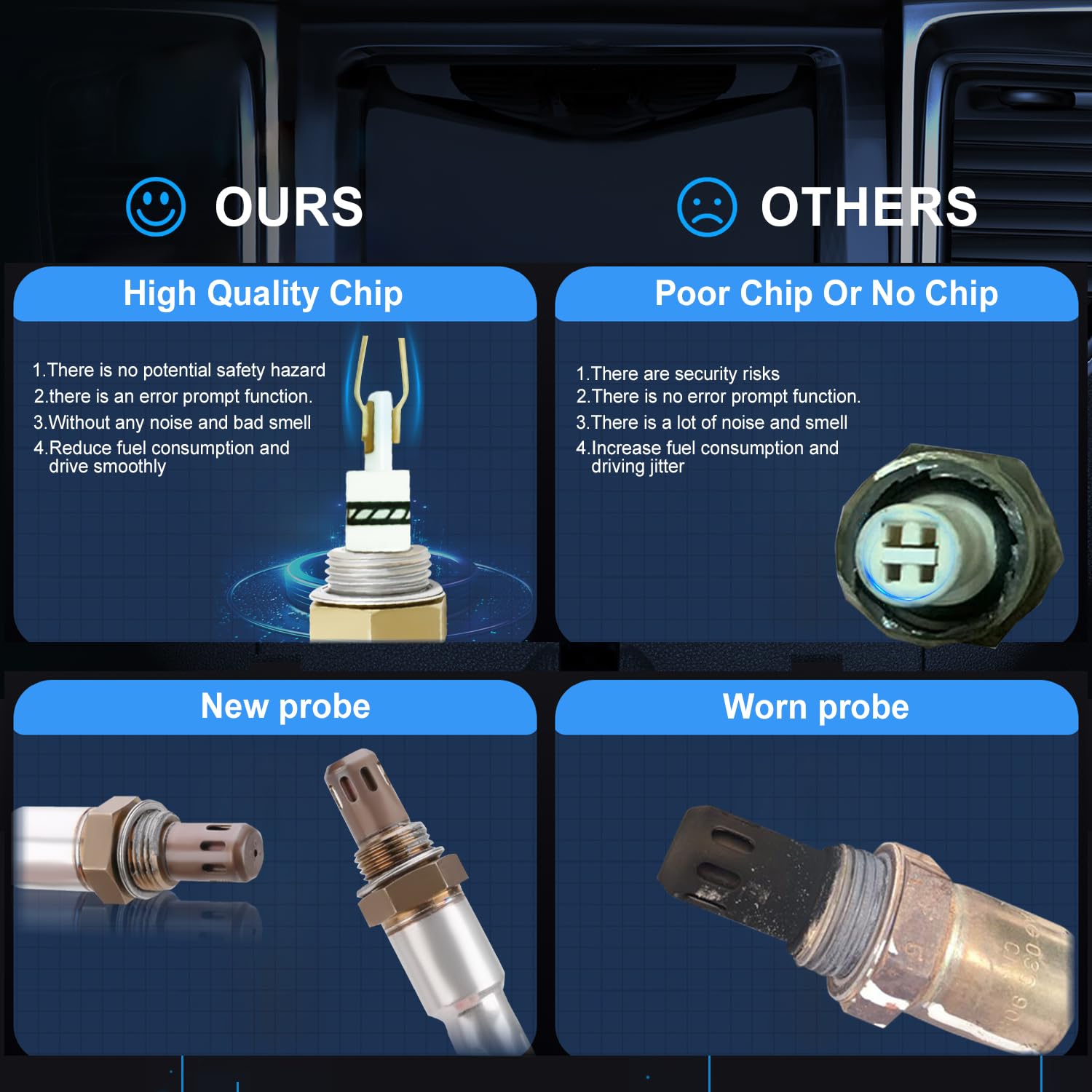 234-4905 O2 Oxygen Sensor Downstream Compatible with Nissan Altima 2013 2014 2015 2016 2017 2018, L4 2.5L,Replace 226A03TA0B