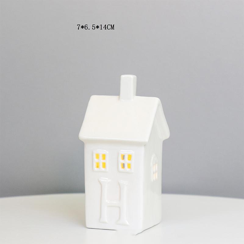 Keramikos namas žvakidė Keraminė arbatinės žvakidė Žvakių degiklis namų miegamojo dekoravimui Įkurtuvių dovana