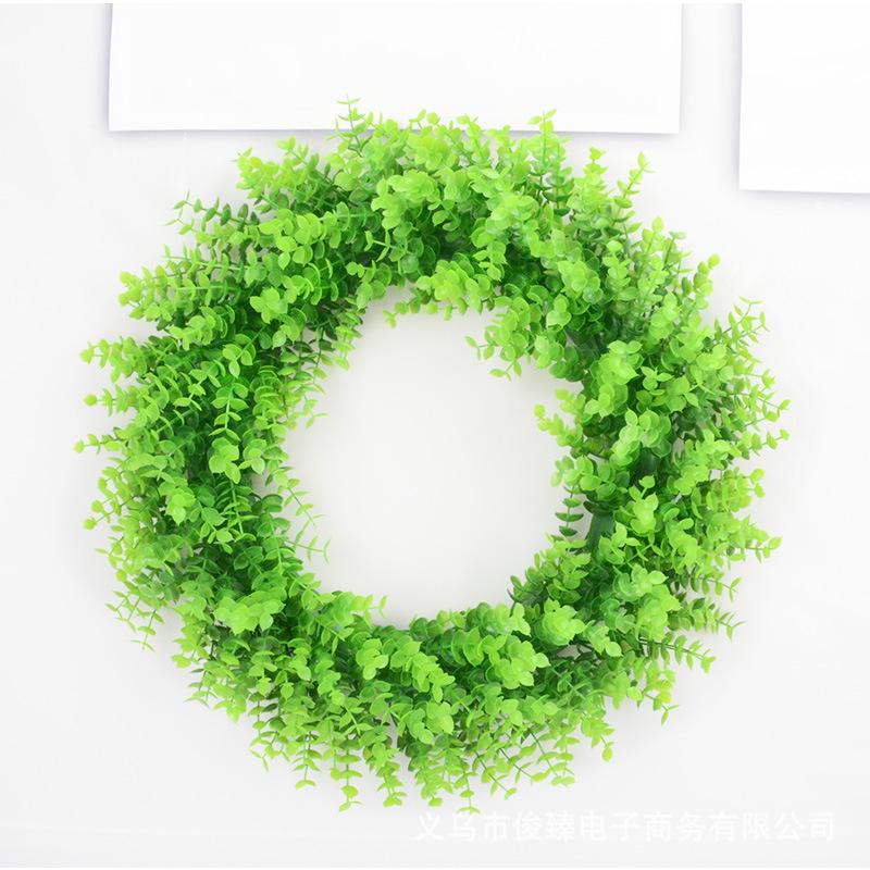 Eucalyptus Garden Wreath: Christmas & Wedding Hanging Ornament for Doors