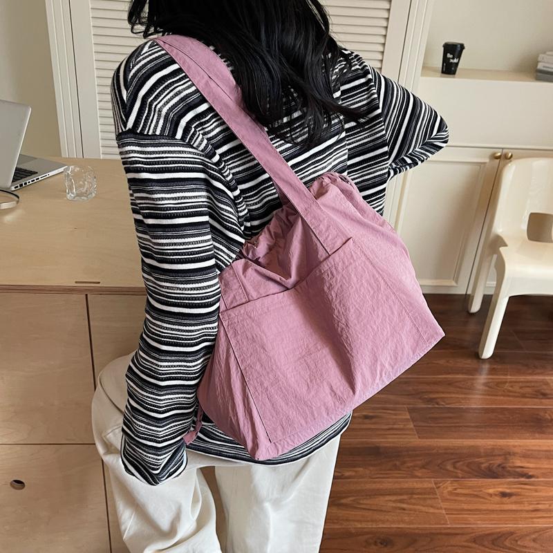 Women's Crossbody Bag Solid Color Shoulder Bag Large Capacity Tote Bag