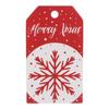 Santa Claus Gift Wrapping with Rope Gift Cards Xmas Decorations Christmas Paper Tags Hanging Label