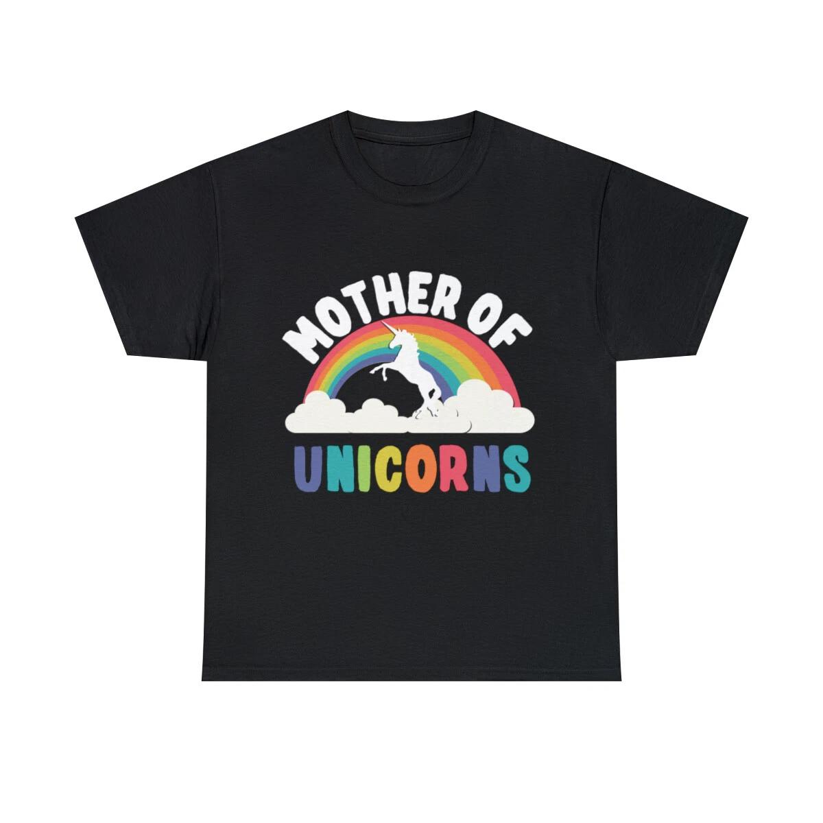 Mother Of Unicorns Graphic Tee Shirt, S-5XL S