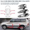 A58X-Front Rear Left&Right Exterior Door Handle For Toyota Land Cruiser LC100 4500 4700 1998-2007 Lexus LX470 69220-60061