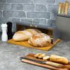 KINGHOFF KH-3210 BAMBOO-ACRYLIC BREAD BOX