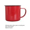 Retro Style Multi-use Water Mug Enamel Practical Non-sliding Base Drink Mug for Home