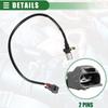 Motoforti Engine Crankshaft Position Sensor for Toyota Supra 3.0L (1993-1998) with ABS, Black, 90919-05006