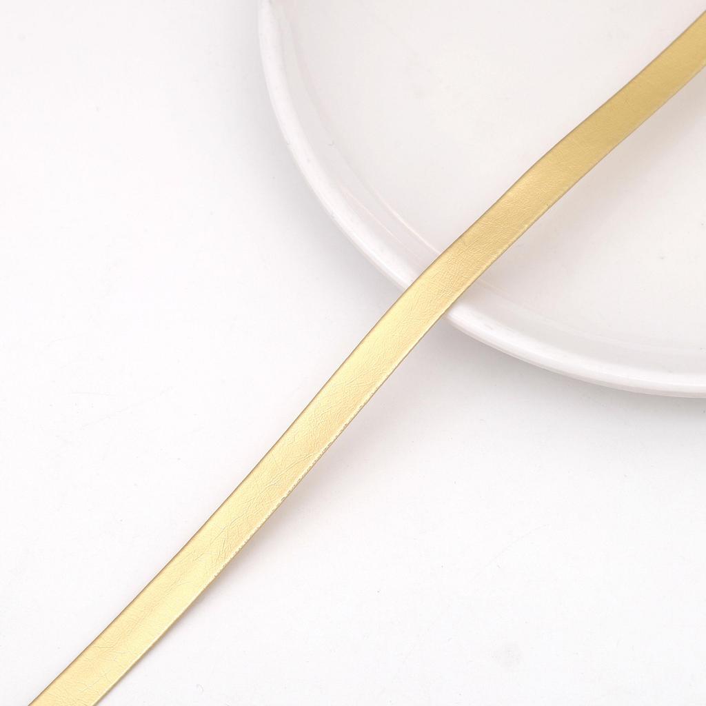 5Meter PU Shiny Leather Wrap Edge Strip DIY Supplies