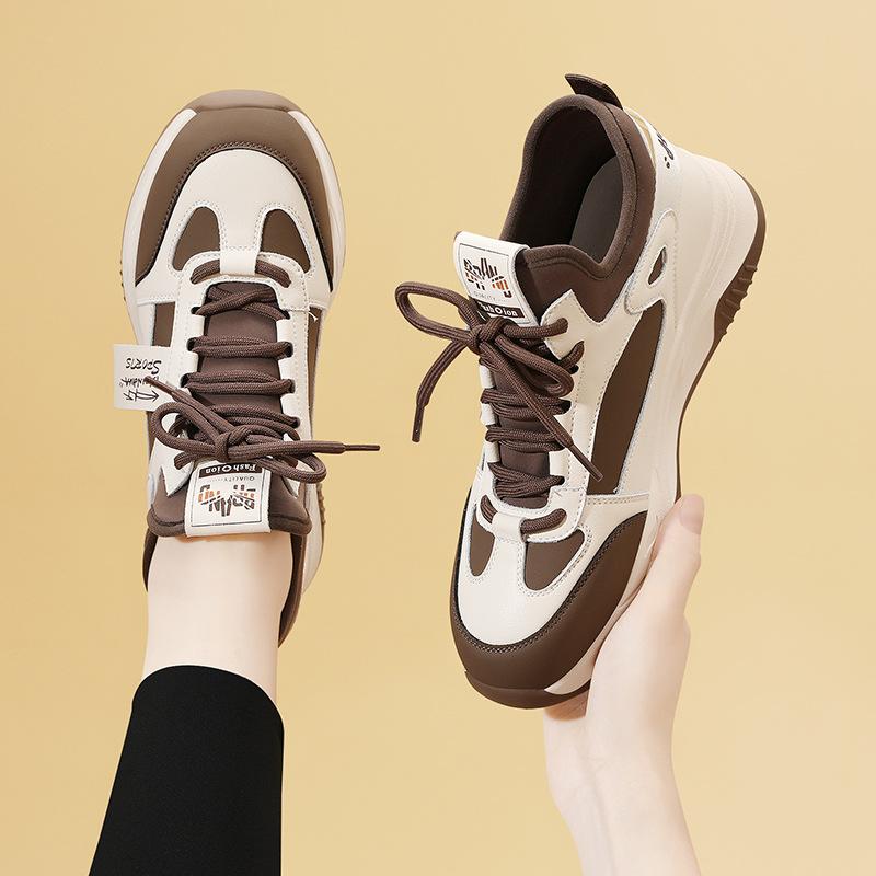 (Broken size does not make up) Shoes Daddy shoes women's autumn and winter velvet versatile flat bottom thick bottom sports and leisure