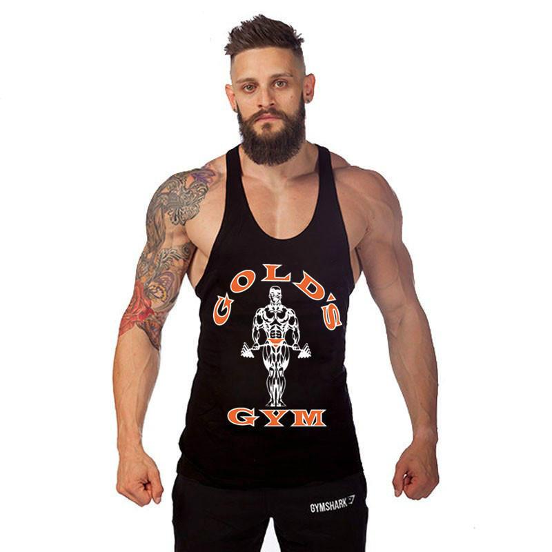 Ärmelloses Tanktop für Herren von Europe Golds, Weste für Bodybuilding und Fitness