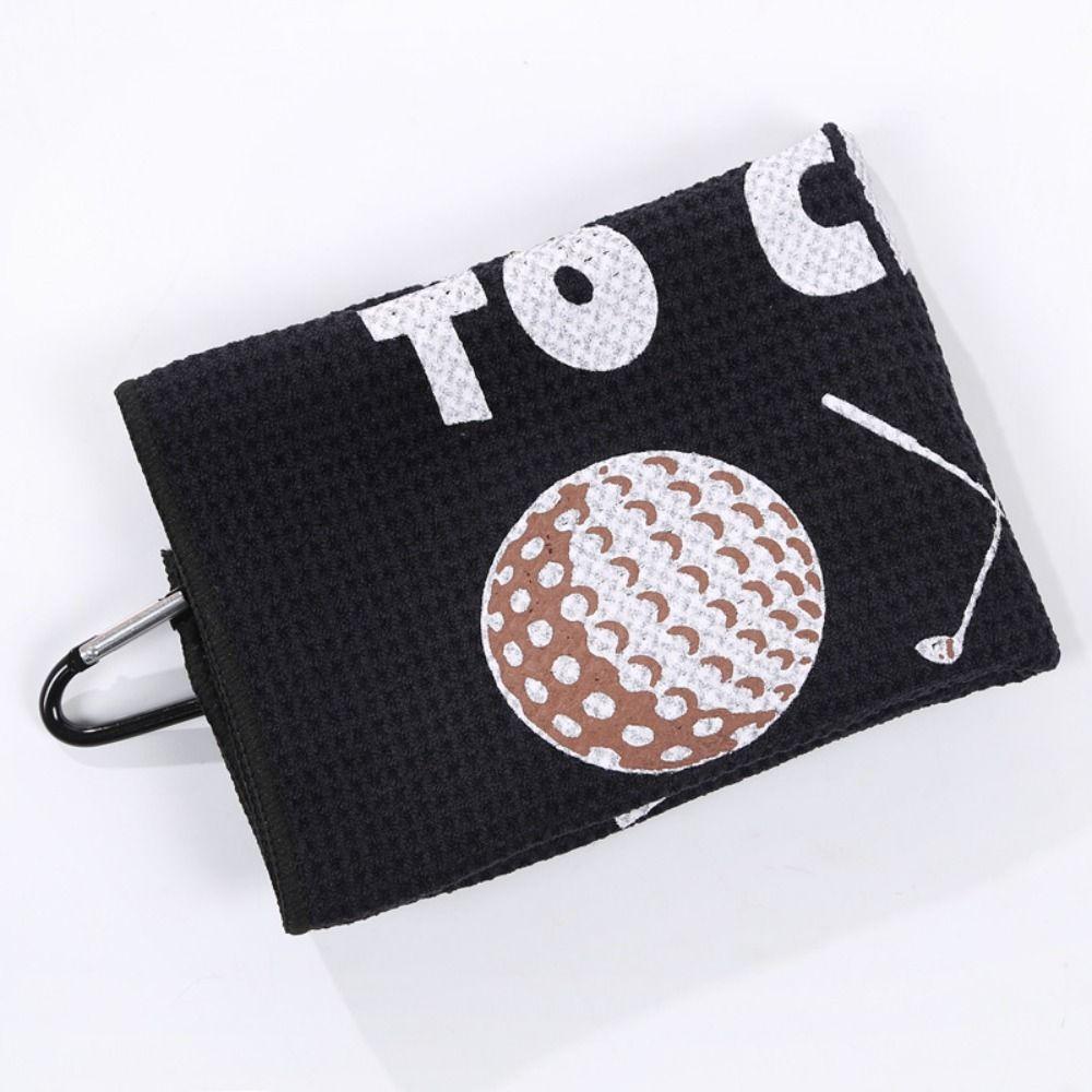 Color Printed Golf Towel Training Aids Golf Cleaning Tools Dry Towels Golfer  Sports Equipment