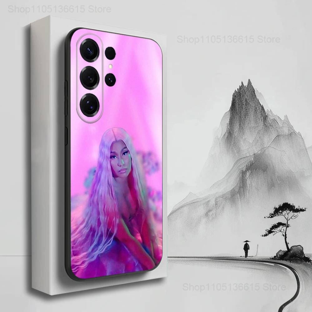 Rapper N-Nicki M-MINAJ Case For Samsung S22,S21,S9,S25,S24,S23,Ultra,FE,S20,S10,Plus,Lite,Soft Silicone Black