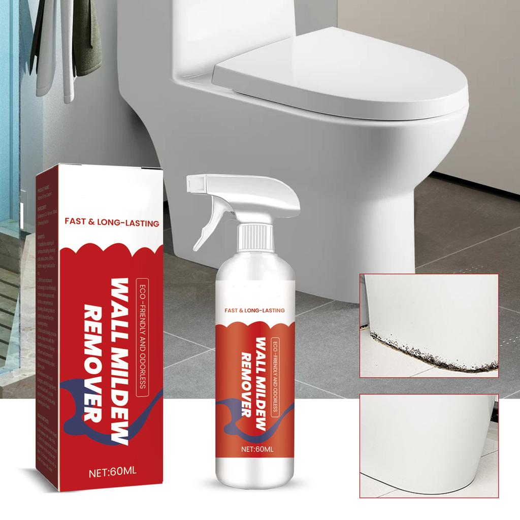 Wall Mold Remover, Bathroom Tile Floor Mold Remover, Wall Cleaning, Stain And Mold Inhibitor60ml