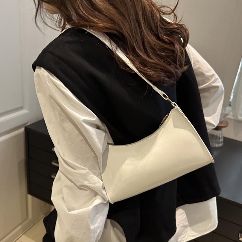 Yogodlns Fashion Large Capactiy Shoulder Bag Vintage Soft Leather Tote Bag Leisure Women's Armpit Hobo Bag Handbag