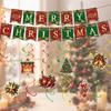 Pom Poms Glitter Christmas Hanging Decorations Honeycomb Balls Classic Spiral Hanging Decor For New Year Party Office Holiday