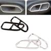 Auto Achteruitlaat Eindpijp Cover Trim Demper Past Op Mercedes Benz CLA 2013-2016 /SLK R172 CLS C218 SL R230 retrofit