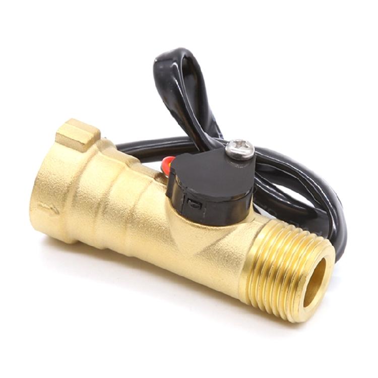 

Copper Housing Liquid Flow Sensors G1/2 DN15 Water Flow Sensors for Tankless Water Heaters Dispenser Easy Installation 1