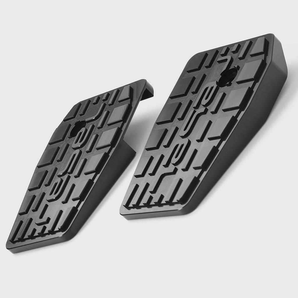 WOOGA Footrest Motorcycle Front Driver Wide Billet Foot Pegs Fit forHo&n&da Rebel 250 Rebel