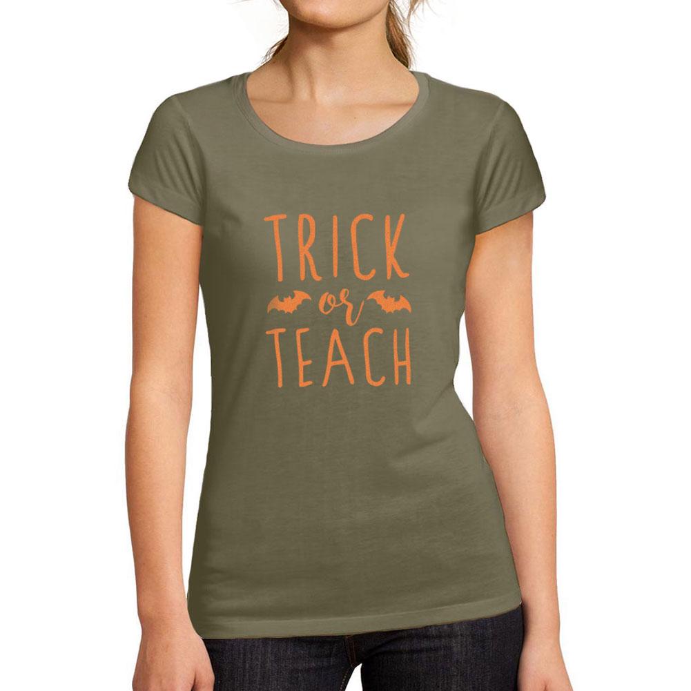 Ultrabasic Tee-Shirt Femme Manches Courtes Trick Or Teach