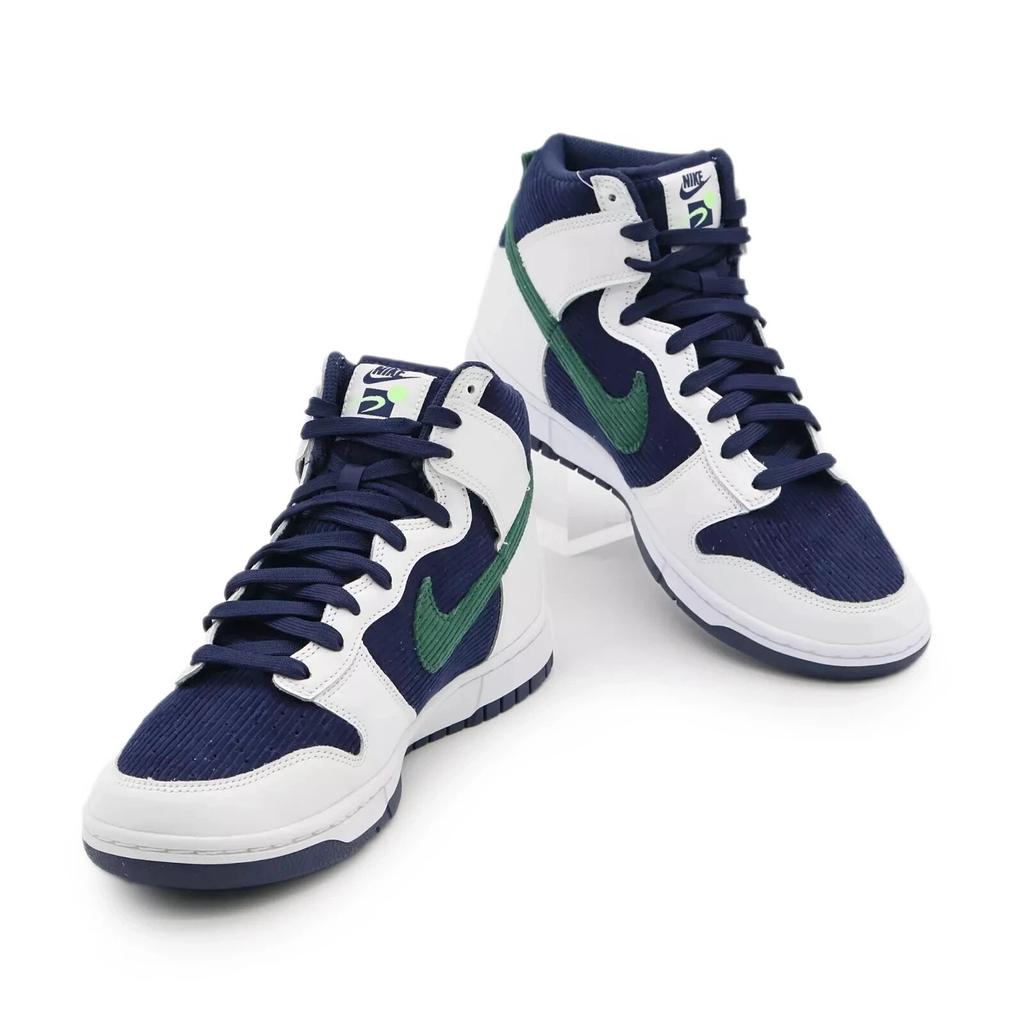 DH0953-400 Nike Dunk High EMB College Navy Sports Specialties Green (Men's)
